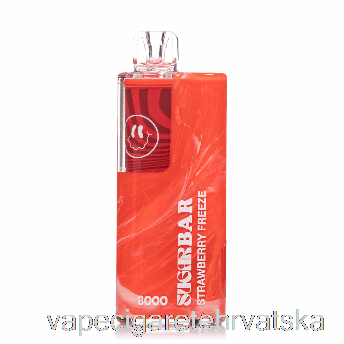 Vape Hrvatska Sugar Bar Sb8000 Disposable Strawberry Freeze